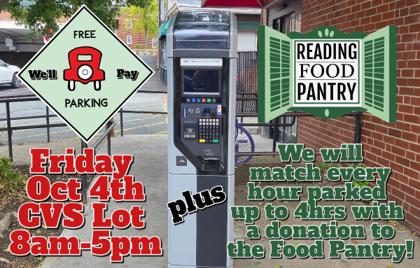 💲 Free Parking at the CVS Lot Friday + Fundraiser
