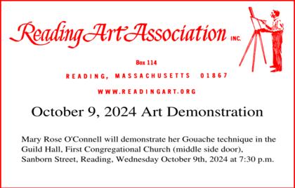 π¨ Reading Art Association October Demonstration