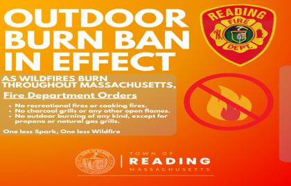 🔥 Reading Fire Department Extends Outside Fire Ban