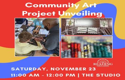 ๐ผ๏ธ Community Art Unveiling this Saturday