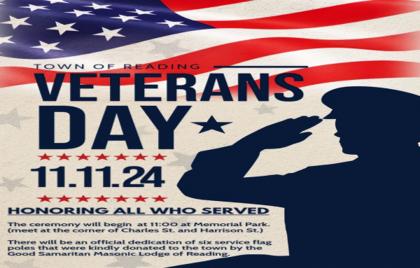πΊπΈ Veterans Day Celebration 11AM at Memorial Park