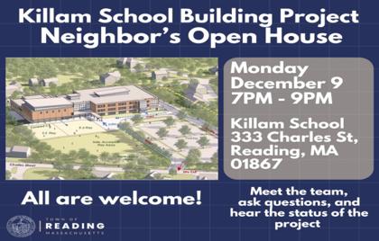 π« Killam School Building Project Neighborβs Open House at 7PM