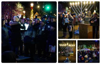 π Community Menorah Lighting Photos & Live-Stream