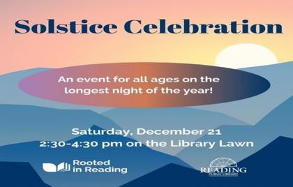 π₯οΈ Reading Public Library Solstice Open House on December 21
