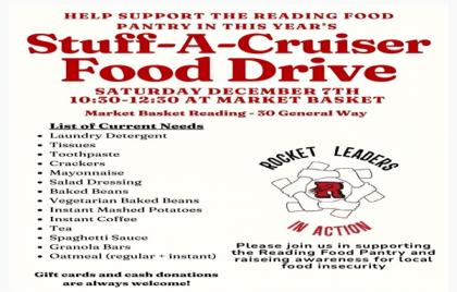 🥫 Stuff-A-Cruiser Food Drive at 10:30AM