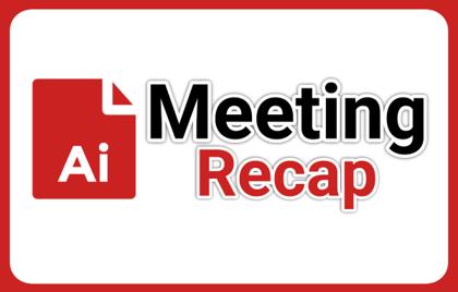 📢 Introducing Reading Recap AI Meeting Recaps!