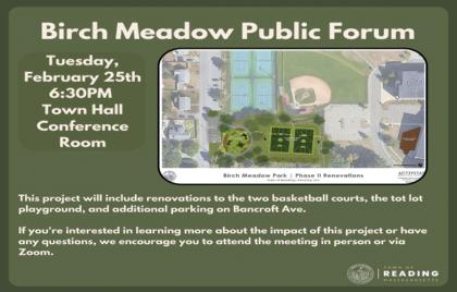 🌳 Birch Meadow Phase II Public Forum