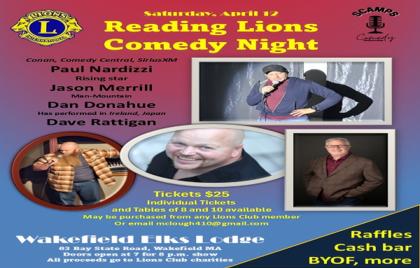 ๐ฆ Reading Lions Comedy Night 2025