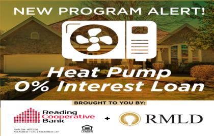 π¦ RMLD & Reading Cooperative Bank Launch Heat Pump 0% Interest Loan