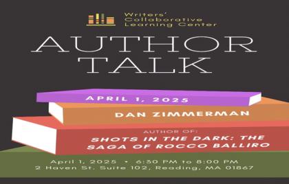 📕 FREE Author Talk Tonight at Writers’ Collaborative Learning Center