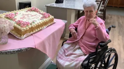 ๐ U.S. Marine Corps Veteran & Reading Resident Celebrates her 103rd Birthday