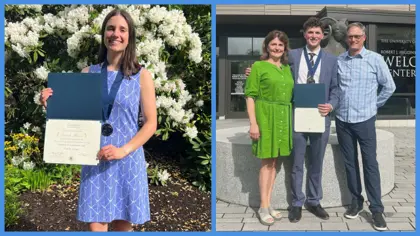 🏅 Local Residents Sarah Bacci and Ethan Dumas Receive Awards from URI