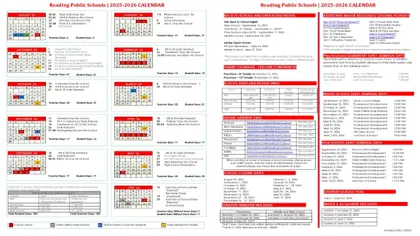 π A Look Ahead: Reading Public Schools 2025β2026 Academic Year