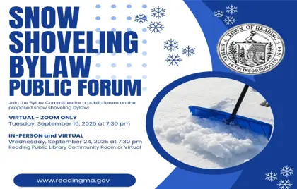 ❄️ Snow Shoveling Bylaw Public Forum Tonight at 7:30pm