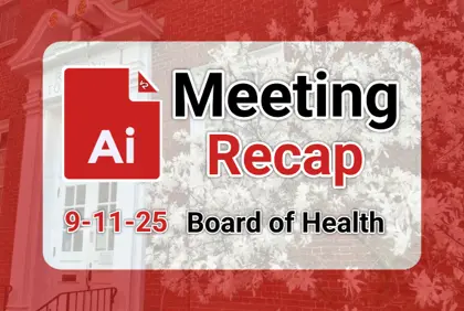 π©Ί Board of Health 9-11-25 AI Recap