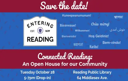 ๐ชง Tonight 5-7pm Connected Reading: An Open House for Our Community