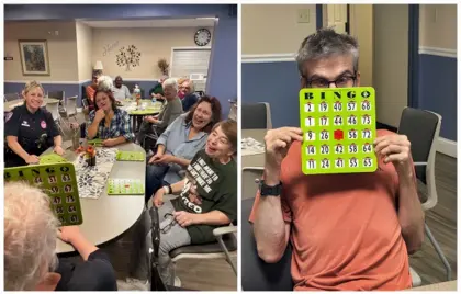 🔆 Bingo with Badges at the Peter Sanborn Community