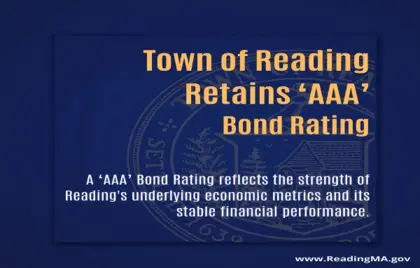 📊 Town of Reading Retains “AAA” Rating from Bond Agency