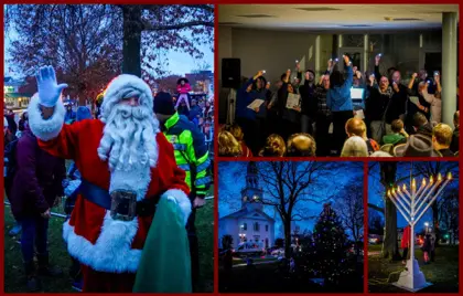 ๐ Tree and Menorah Lighting Photos 2025