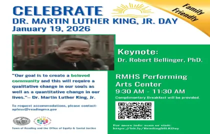 🎉 Celebrate Dr. Martin Luther King Day with Reading Public Library!