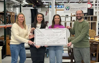 💰 Women’s League of Reading’s Holiday Homes Contest raises over $1500 for the Mission of Deeds