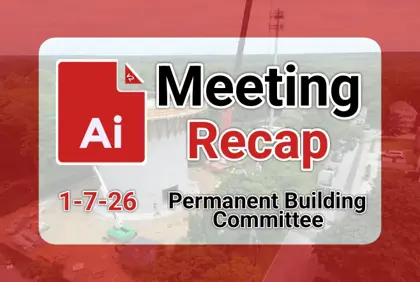๐๏ธ Permanent Building Committee 1-7-26 AI Recap