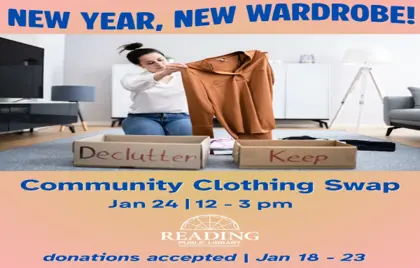 👕 Community Clothing Swap – January 24 at the Library!