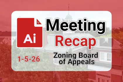 ๐ Zoning Board of Appeals 1-5-26 AI Recap