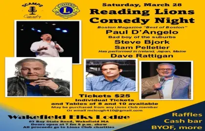 😄 Laughter’s the Mane Attraction at the Reading Lions Comedy Night
