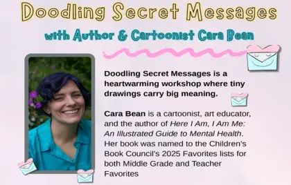 🖍️ Doodling Workshop for Teens at the Library on Feb 12