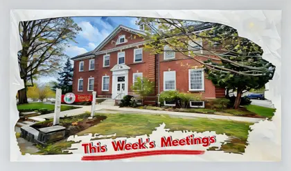 🗓️ This Week in Meetings 2/9 – 2/13
