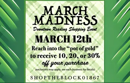 🛍️ March Madness Downtown Shopping Event Today