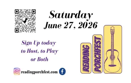 🎸 Reading PorchFest Returns – Save the Date