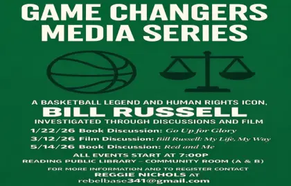🏀 Game Changers Media Series: Community Film Discussion on Bill Russell