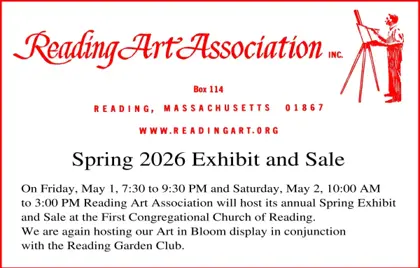 🖼️ Reading Art Association Spring Exhibit and Sale