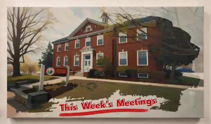 🗓️ This Week in Meetings 4/27 – 5/1