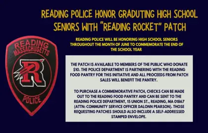 🚀 RPD Celebrates Graduating Class by Wearing “Reading Rocket” Patches in June