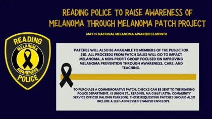🎗️ RPD to Wear and Offer Patches to Support Melanoma Patch Project