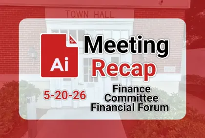 ๐ช Finance Committee (Fincom) 5-20-26 AI Recap