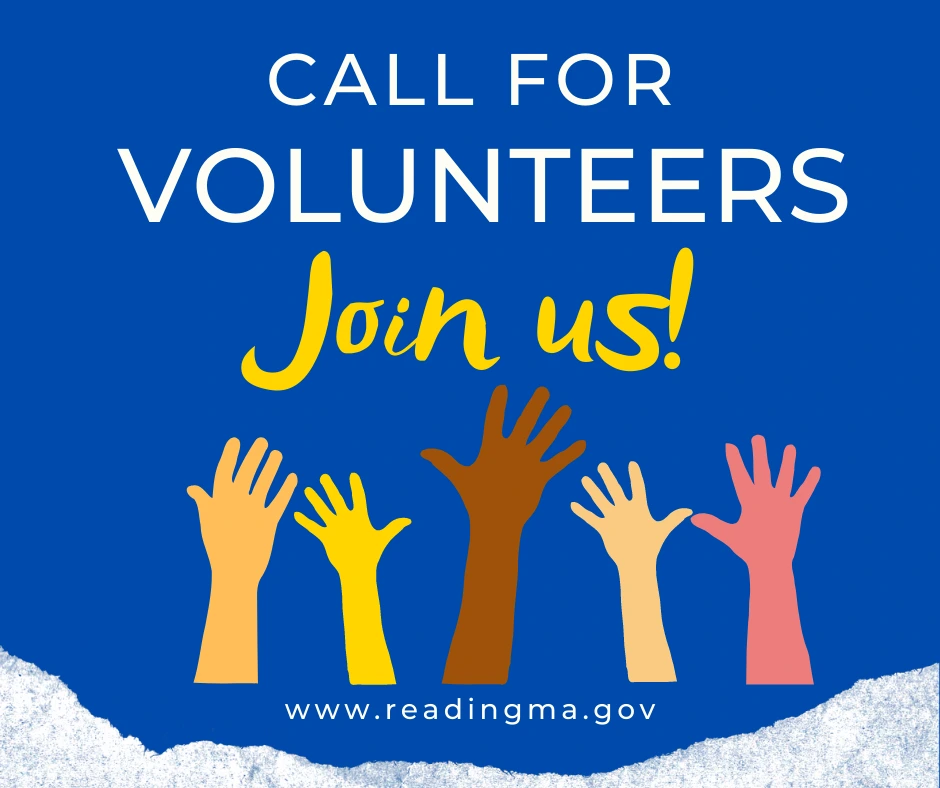 Recapping Everything in Reading, MA Town of Reading Looking for Volunteers