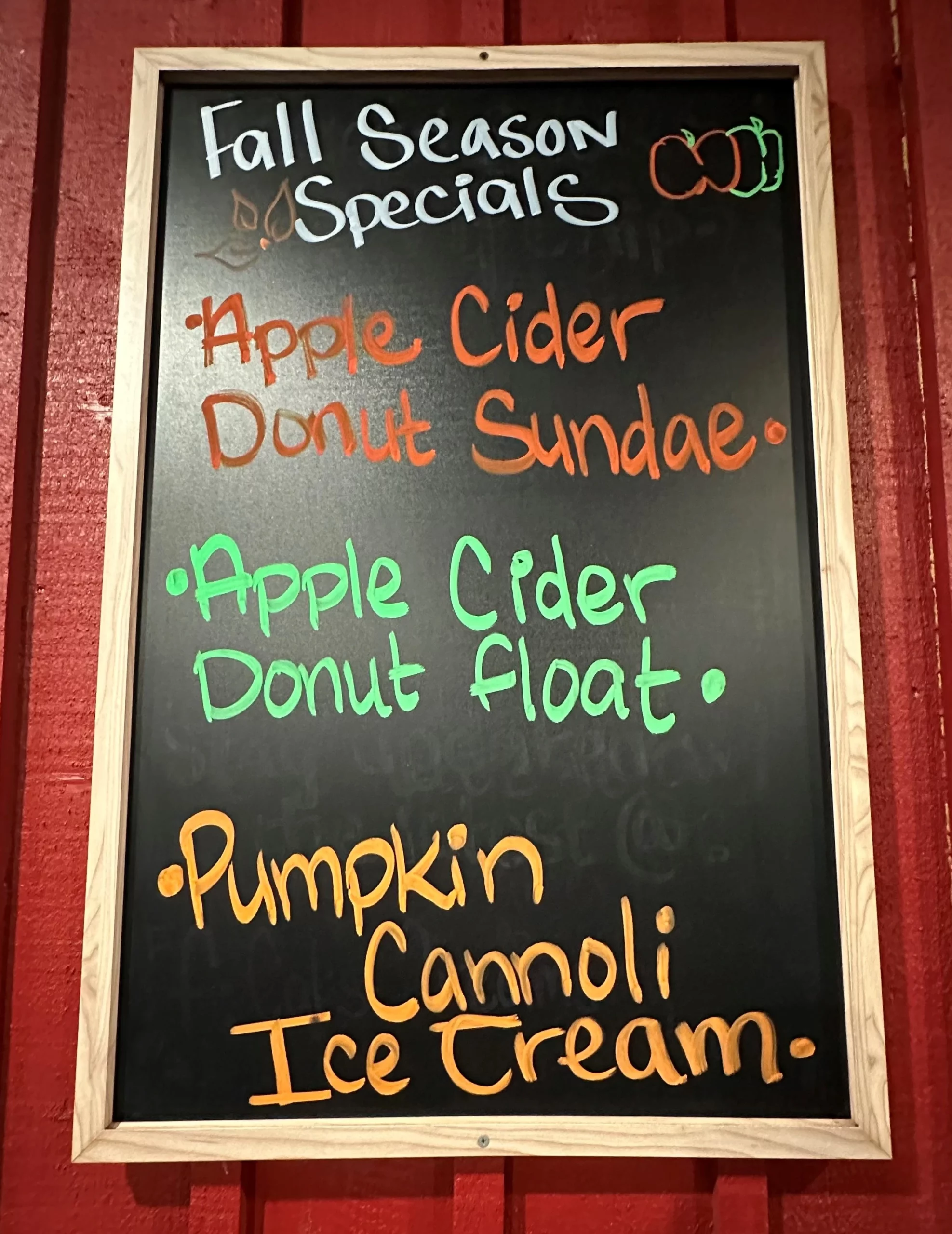 Cal's Creamery Fall Flavors