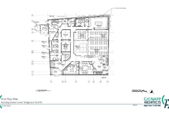 Reading Senior Center First Floor Plan Test Fit