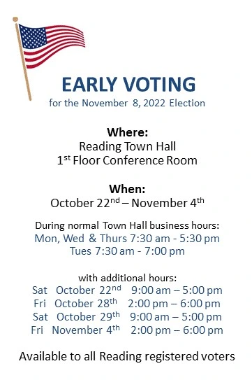 Early Voting Flyer November 2022