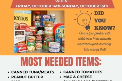 Fall Food Drive Reading Ma