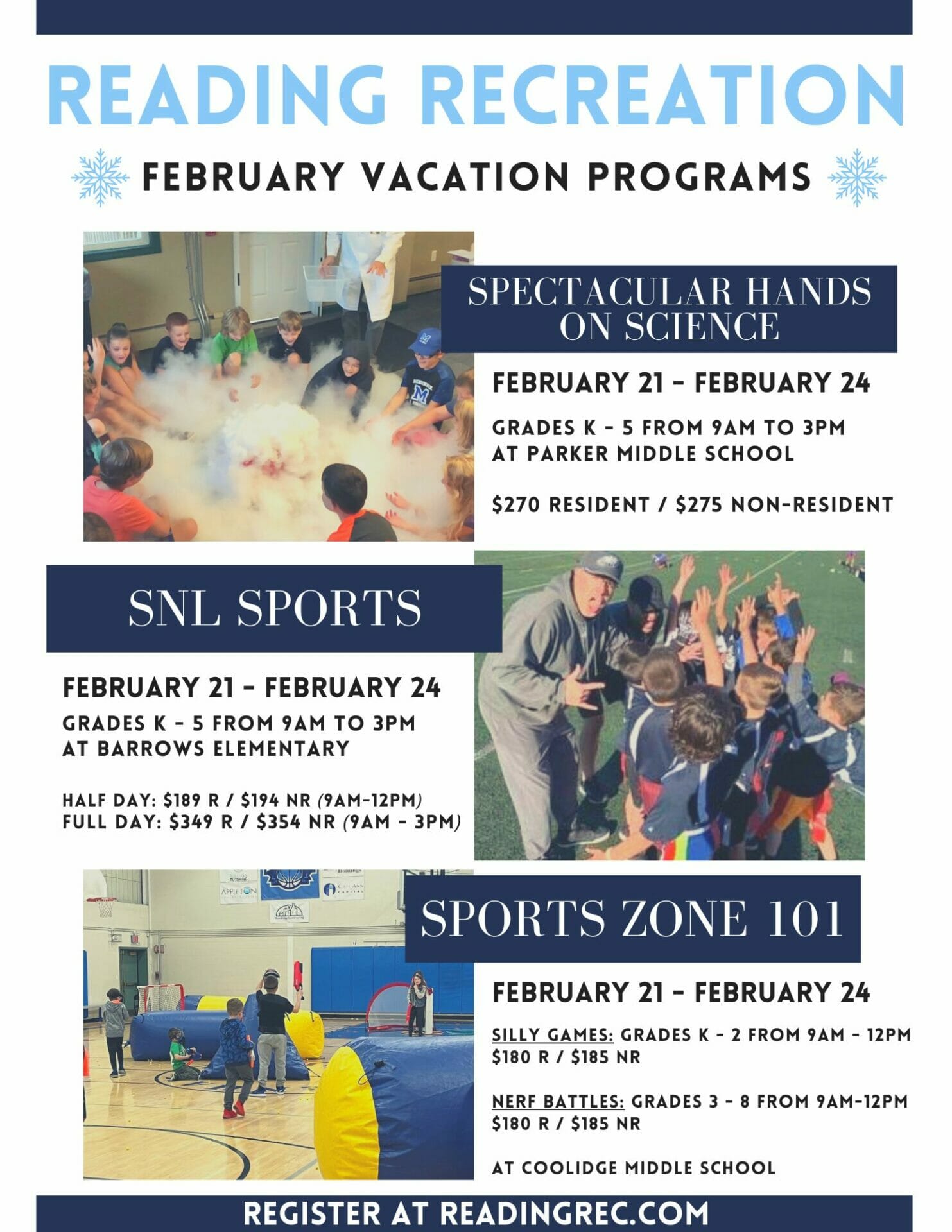 Reading Rec February Vacation