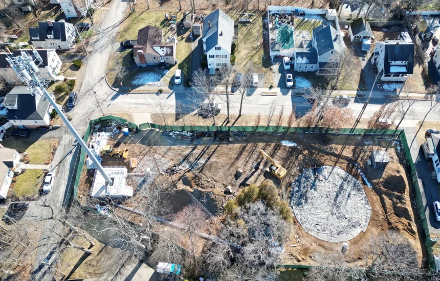 Auburn Street Water Tower January 8th 2023