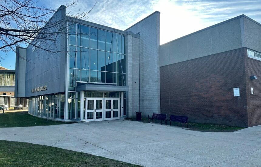 Hawkes Field House is located at RMHS 62 Oakland Road