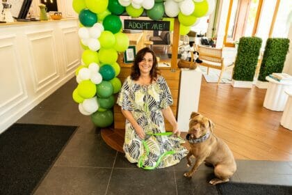 Susan Demetri, owner of Nana's Tea Time Treats with Hazel. Photos by Gold Leaf Photo Studio.