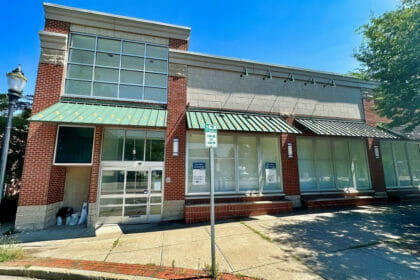 The former Walgreens in August 2023