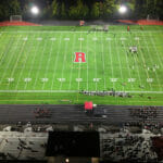 Aerial view of Reading vs Woburn September 29, 2023